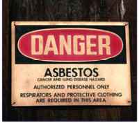 Asbestos signs